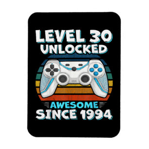 Magnet Flexible Homme Femme 30 ans 30e anniversaire 1994