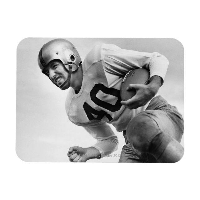 Magnet Flexible Homme jouant au football 3 (Horizontal)