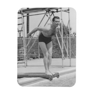 Magnet Flexible Homme sur le conseil de plongée