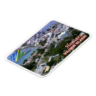 Magnet Flexible Honiara - Vue aérienne - Îles Salomon -
