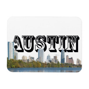 Magnet Flexible Horizon d'Austin le Texas avec Austin dans le ciel