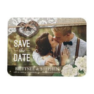 Magnet Flexible Horseshoe Hydrangea Wedding Enregistrer La Date Ph