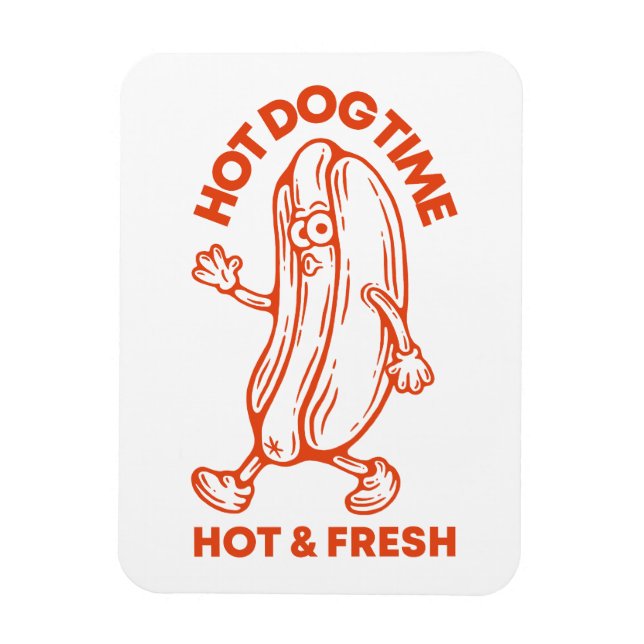 Magnet Flexible Hot Dog Time (Vertical)