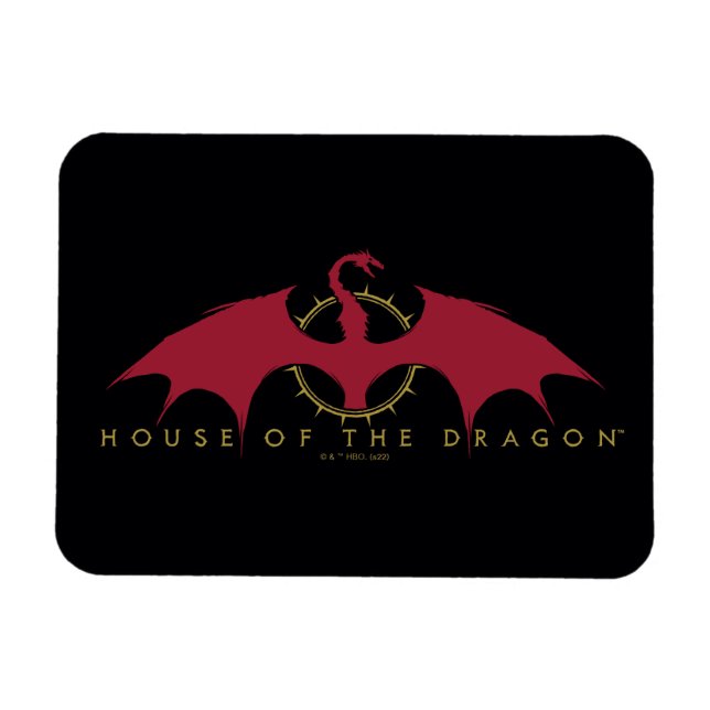 Magnet Flexible HOUSE of the Dragon | Dragon Graphic (Horizontal)