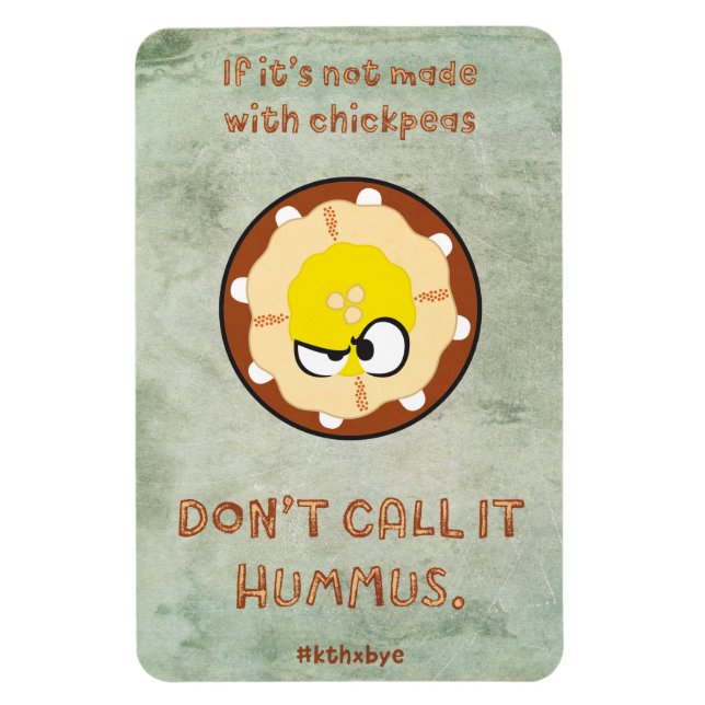 Magnet Flexible Hummus Aggravé (Vertical)