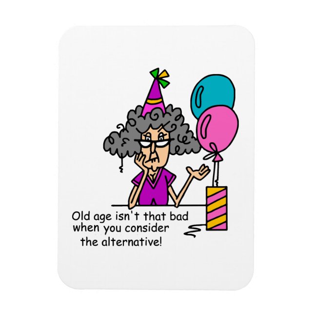 Magnet Flexible Humour alternatif d'anniversaire (Vertical)