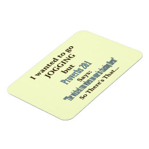 Magnet Flexible Humour Jogging