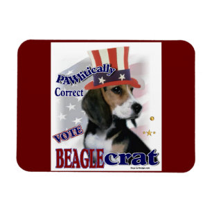 Magnet Flexible Humour politique beagle