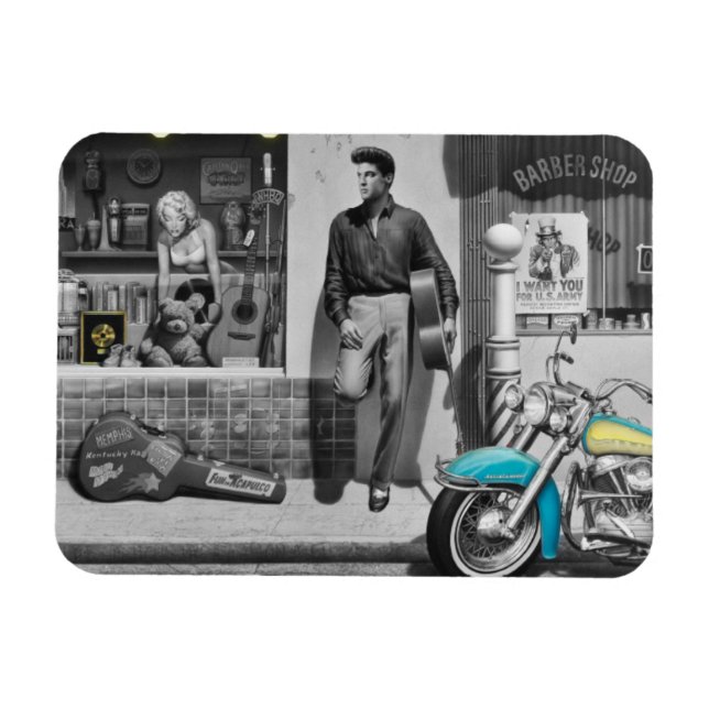 Magnet Flexible HWY 51 Argent (Horizontal)