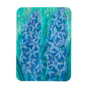 Magnet Flexible Hyacinths splower Cadeau de Pâques peinture floral