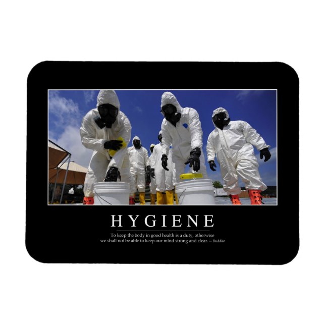 Magnet Flexible Hygiène : Citation Inspirationnelle (Horizontal)