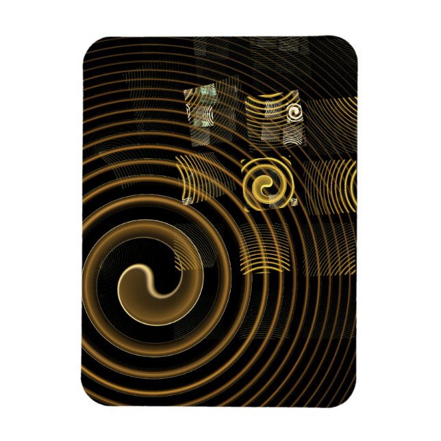 Magnet Flexible Hypnose Aimant Abstrait Art Premium (Vertical)
