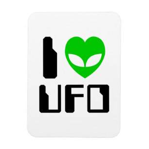 Magnet Flexible I Alien Heart UFO