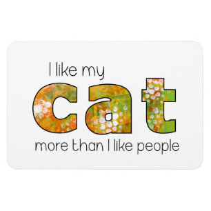 Magnet Flexible I Like My Cat Funny