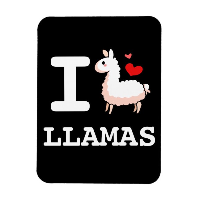 Magnet Flexible I Llama Llamas (Vertical)