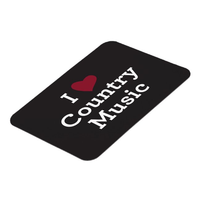 Magnet Flexible I Love Country Music (Côté Gauche)