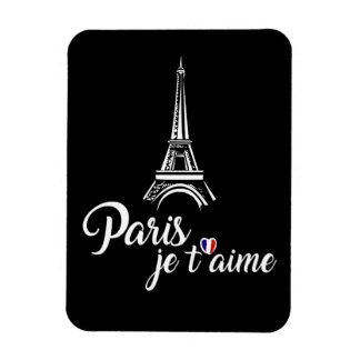 Magnet Flexible I Love Paris Je t'aime