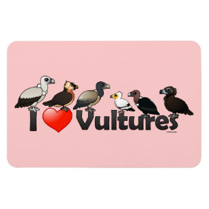 Magnet Flexible I Love Vultures (Eurasie)