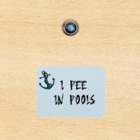 I Pee in Pools Stateroom Funny Porte Cabine
