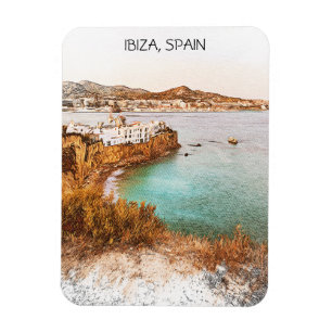 Magnet Flexible Ibiza Espagne Baleares Island Sceneres