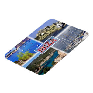 Magnet Flexible Ibiza ^ San Miquel - Vieille Ville - Père Noël E