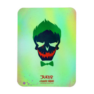 Magnet Flexible Icône de tête de joker du peloton   de suicide