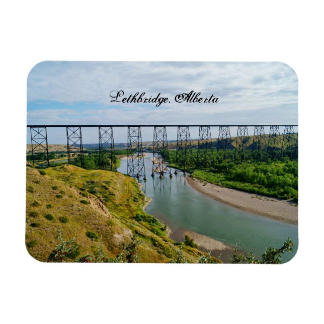 Magnet Flexible Icône ferroviaire de l'Alberta (Horizontal)