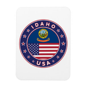 Magnet Flexible Idaho, Idaho USA, Idaho sticker