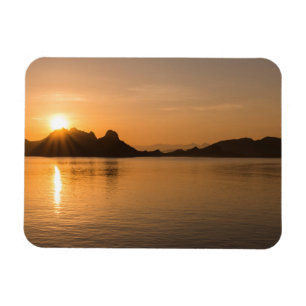 Magnet Flexible Île de Komodo au coucher du soleil