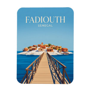 Magnet Flexible Île de Shell (Fadiouth) Sénégal