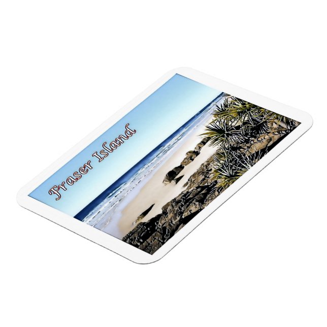 Magnet Flexible Île Fraser - Australie - (Côté Gauche)