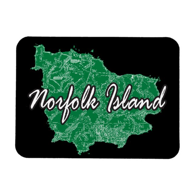Magnet Flexible Île Norfolk (Horizontal)