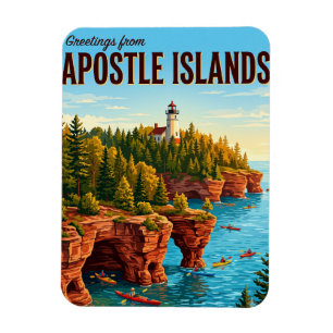 Magnet Flexible Îles Apostle National Lakeshore Wisconsin