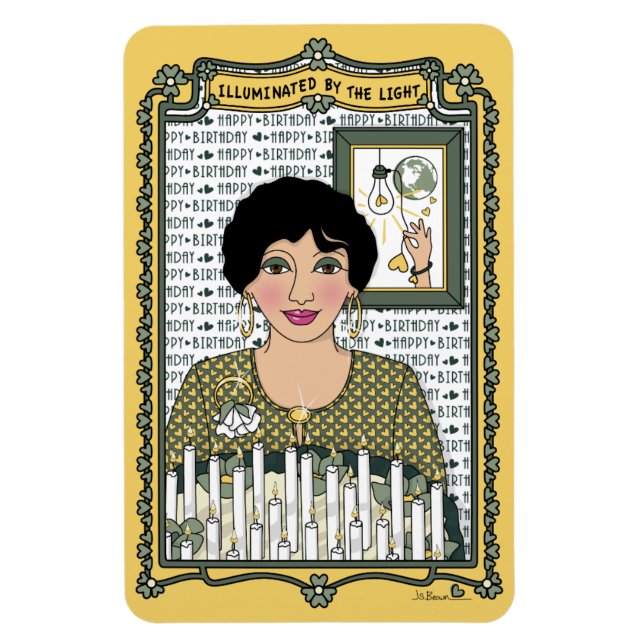 Magnet Flexible Illuminé Par Le Réfrigérateur Light_C_4x6 (Vertical)