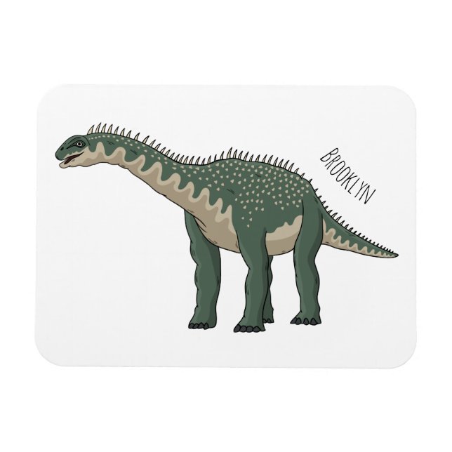 Magnet Flexible Illustration de Barapasaurus (Horizontal)
