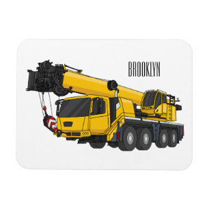 Magnet Flexible Illustration de camion de grue