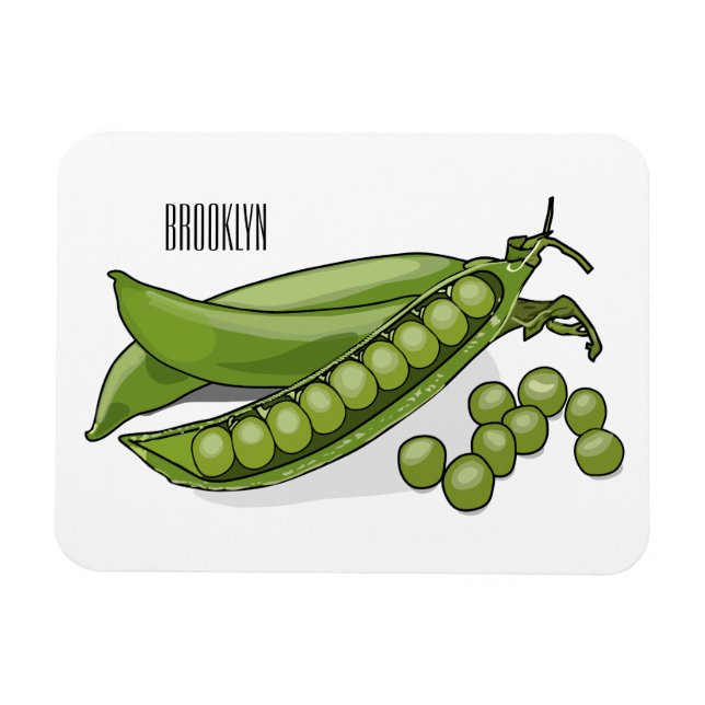 Magnet Flexible Illustration de dessin de pois (Horizontal)