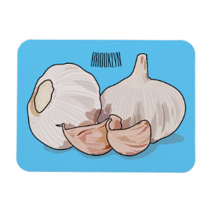 Magnet Flexible Illustration de dessin sur l'ail