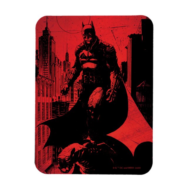 Magnet Flexible Illustration de la bande dessinée de Batman (Vertical)