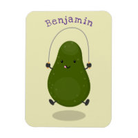 Illustration de la corde à sauter à l'avocat migno