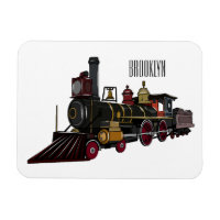 Illustration de la locomotive à vapeur