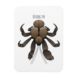 Magnet Flexible Illustration du crabe de coco