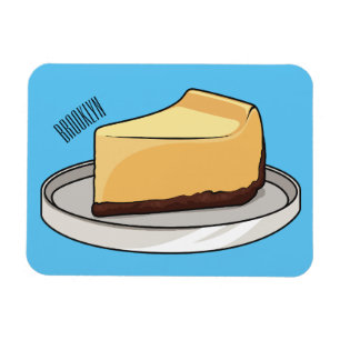 Magnet Flexible Illustration du dessin animé Cheesecake