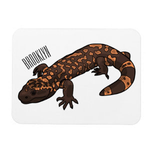 Magnet Flexible Illustration du monstre Gila