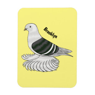Magnet Flexible Illustration du pigeon pigeon du Bouclier de Saxon