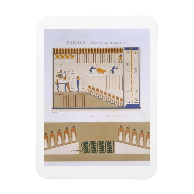 Magnet Flexible Illustrations de fresques de Byban el Molouk, The (Vertical)