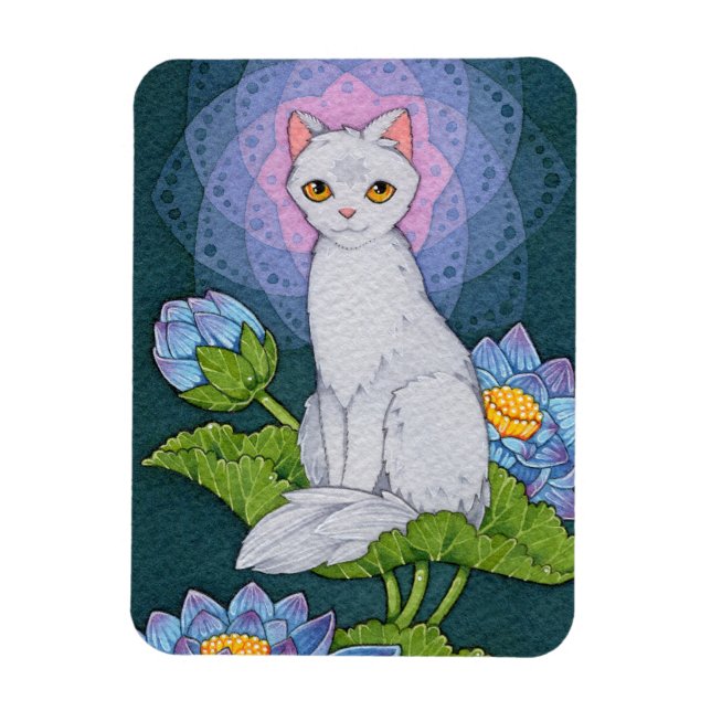 Magnet Flexible Imaginaire Cats Oracle Affirmation - Mindfulness (Vertical)
