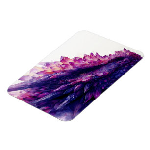 Magnet Flexible Imaginaire mystique Améthyste cristal Dragon Bête
