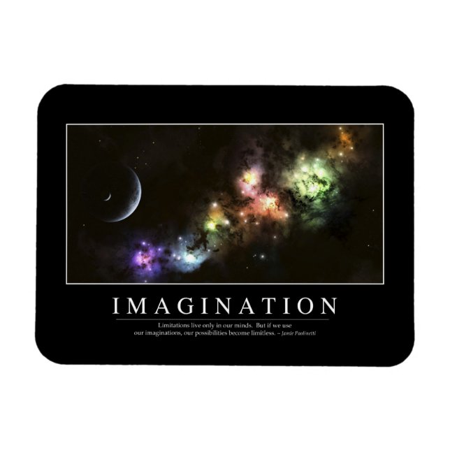 Magnet Flexible Imagination : Citation Inspirationnelle (Horizontal)
