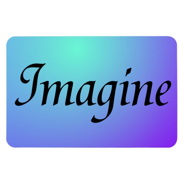 Magnet Flexible Imaginez un aimant pourpre (Horizontal)